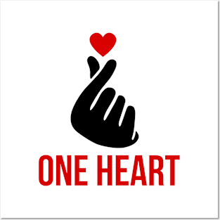 One Heart Design: Celebrate Unity and Love Posters and Art